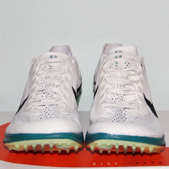 Nike ZoomX Dragonfly 2 Track Spikes Mens 7.5 Womens 9 White Spruce - Picture 4 of 9